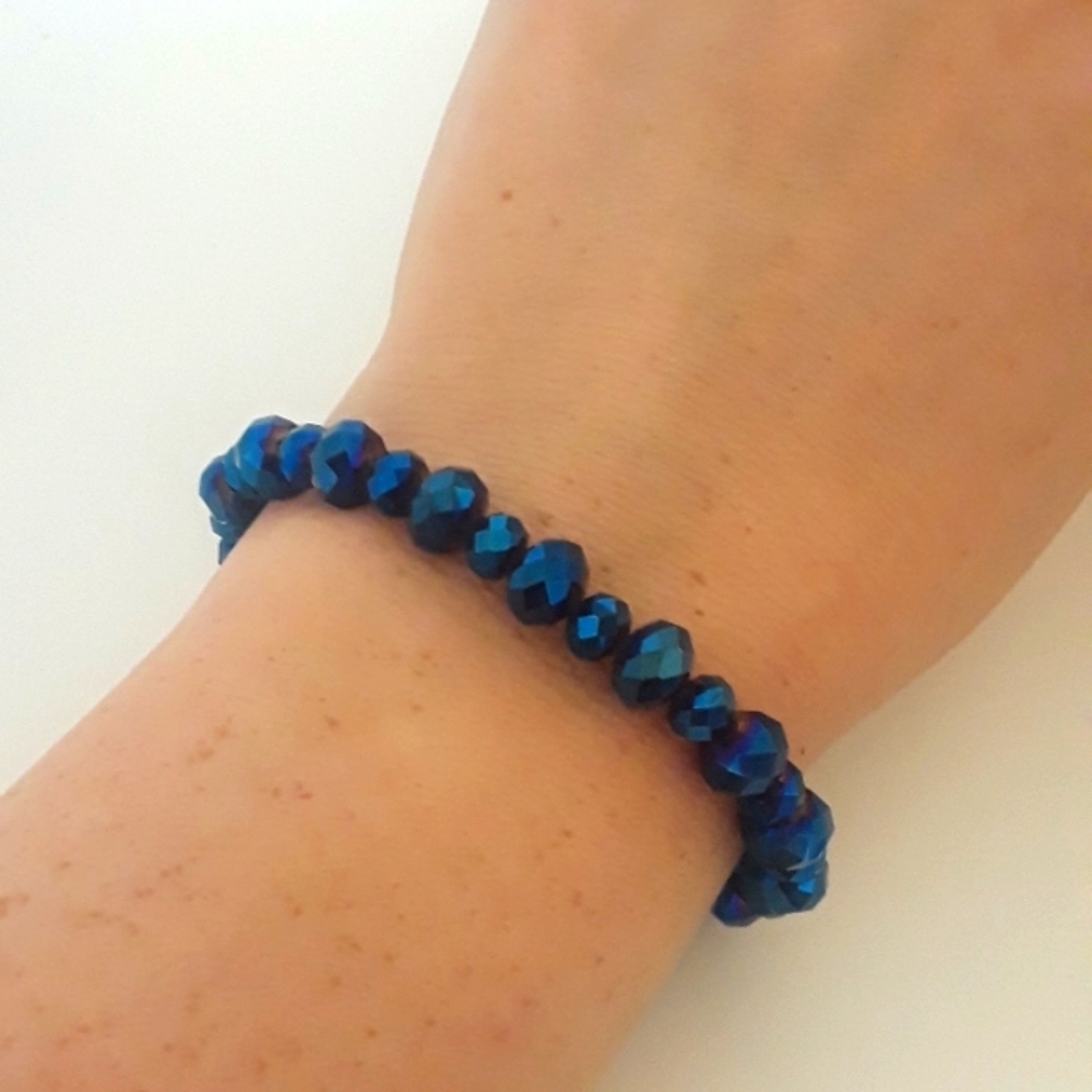 Beaded stretch bracelet